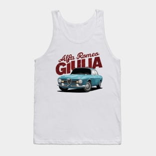 Alfa Romeo Giulia Vintage Car Tank Top